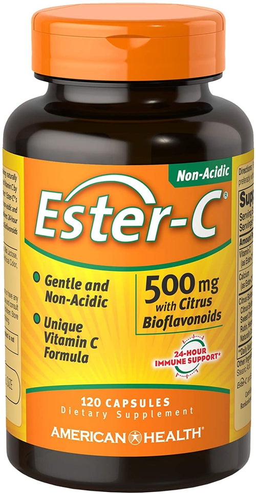 Ester C con bioflavonoides cítricos 500 mg 120 Cápsulas     