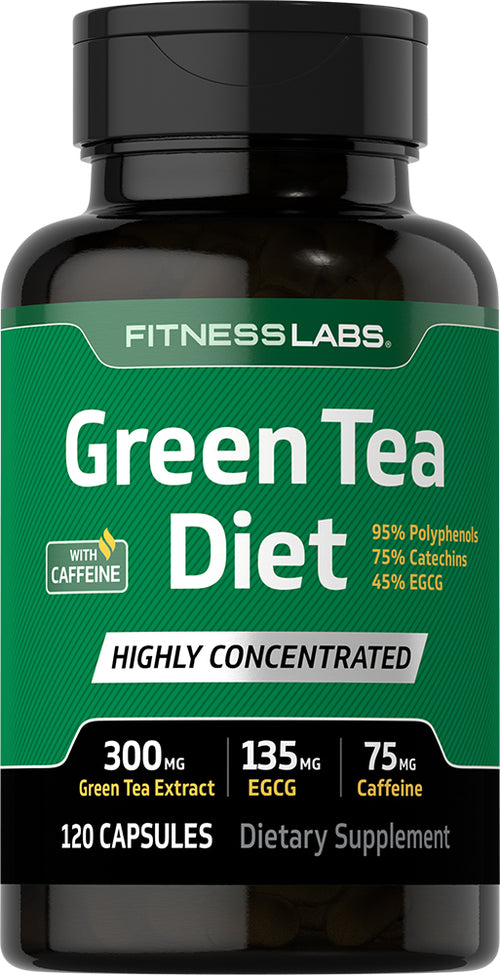 Green Tea Diet with Caffeine, 300 mg, 120 Capsules