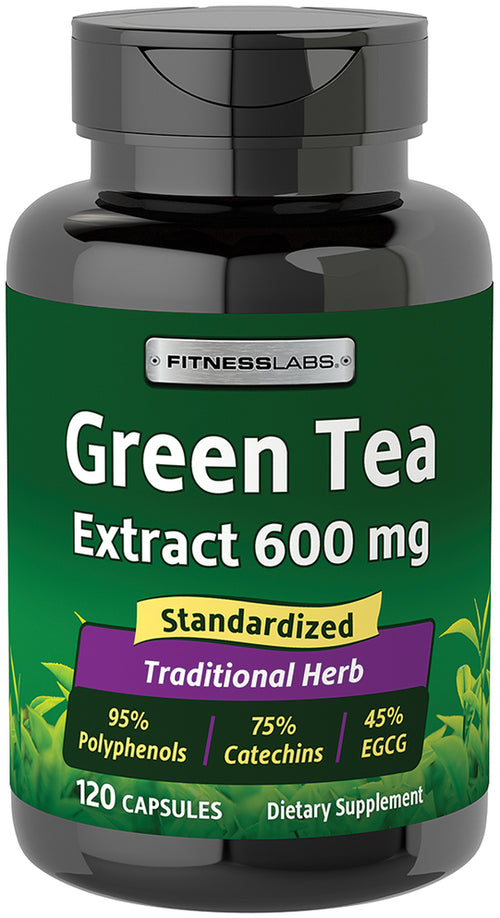 Green Tea Standardized Extract, 600 mg, 120 Capsules