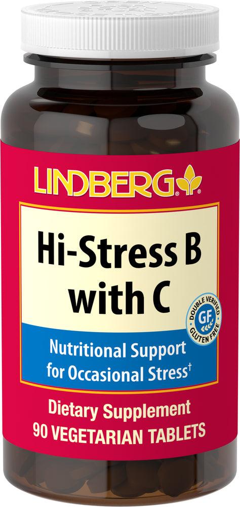 Hi-Stress B with C, 90 Vegetarian Tablets