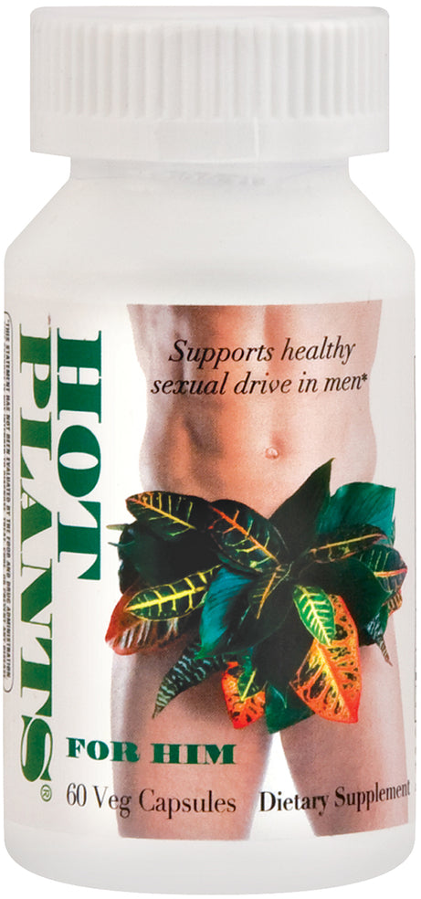 Hot Plants for Him, 60 Vegetarian Capsules