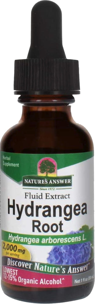 Hydrangea Root Liquid Extract, 2000 mg (per serving), 1 fl oz (30ml) Dropper Bottle