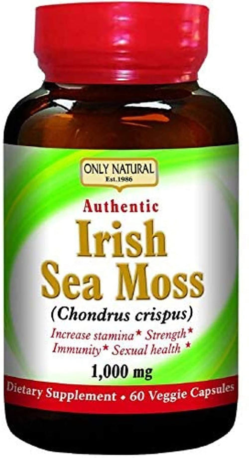 Irish Sea Moss, 1000 mg (per serving), 60 Vegetarian Capsules