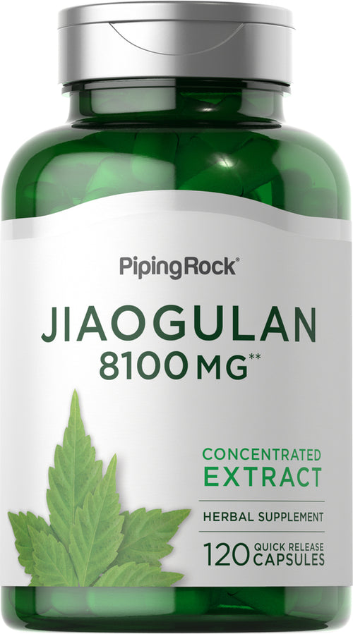 Jiaogulan  8100 mg 120 Cápsulas de liberación rápida     