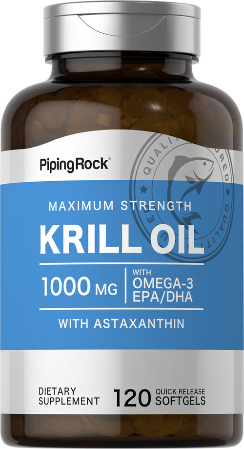 Aceite de krill  1000 mg 120 Cápsulas blandas de liberación rápida     