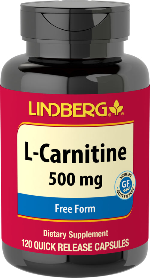 L-carnitina  500 mg 120 Cápsulas de liberación rápida     