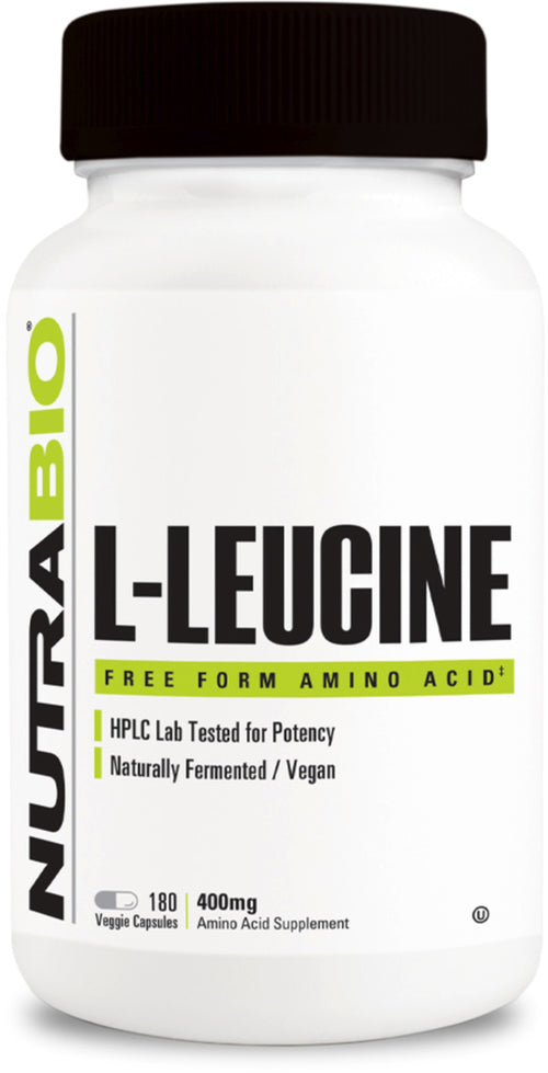 L-Leucina 400 mg 180 Cápsulas vegetarianas     