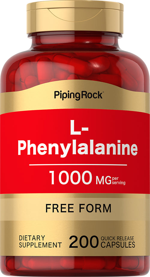 L-Phenylalanine, 1000 mg (per serving), 200 Quick Release Capsules