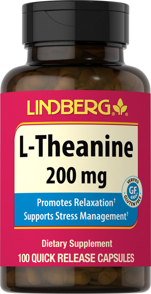 L-Theanine, 200 mg, 100 Quick Release Capsules