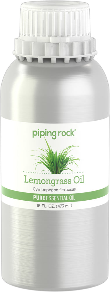 Lemongrass Pure Essential Oil (GC/MS Tested), 16 fl oz (473 mL) Canister