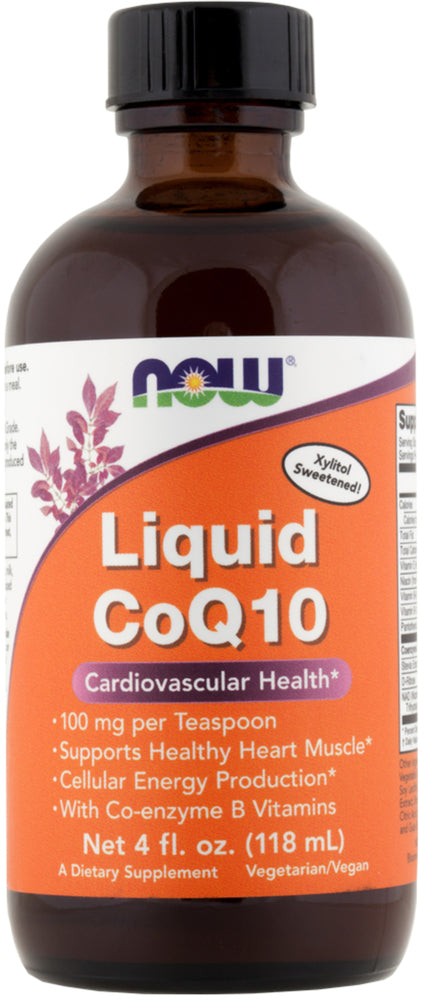 Liquid CoQ10 (Orange Flavor), 100 mg (per serving), 4 fl oz (118 mL) Bottle