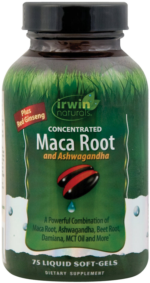 Raíz de maca y ashwagandha 75 Perlas       