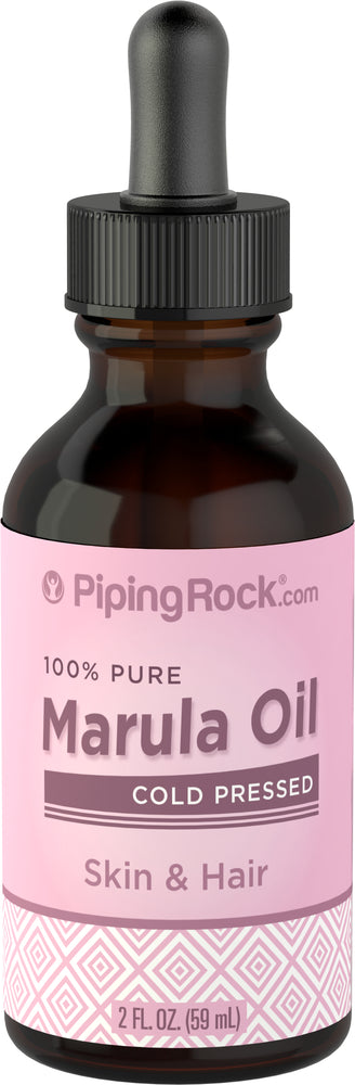 Marula Oil 100% Pure, 2 fl oz (59 mL) Dropper Bottle