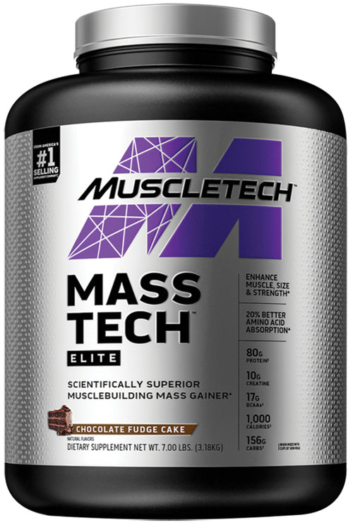 Suplemento en polvo Mass Tech Performance Series (sabor a chocolate con leche) 7 lbs Botella/Frasco      