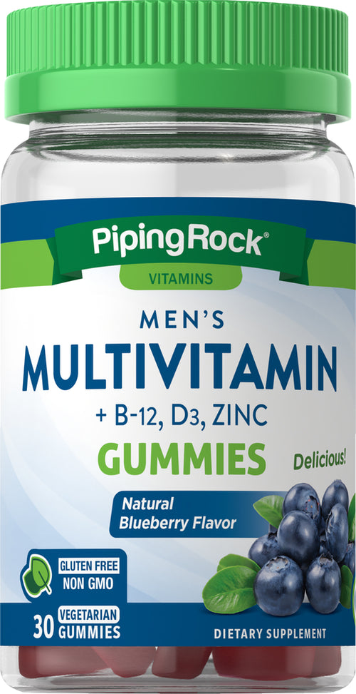 Men's Multivitamin (Natural Blueberry), 30 Vegetarian Gummies