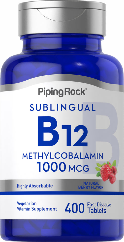 Methylcobalamin B-12 (Sublingual), 1000 mcg, 400 Fast Dissolve Tablets