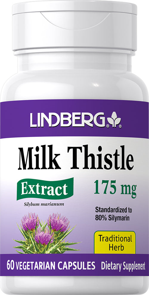 Milk Thistle Standardized Extract, 175 mg, 60 Vegetarian Capsules