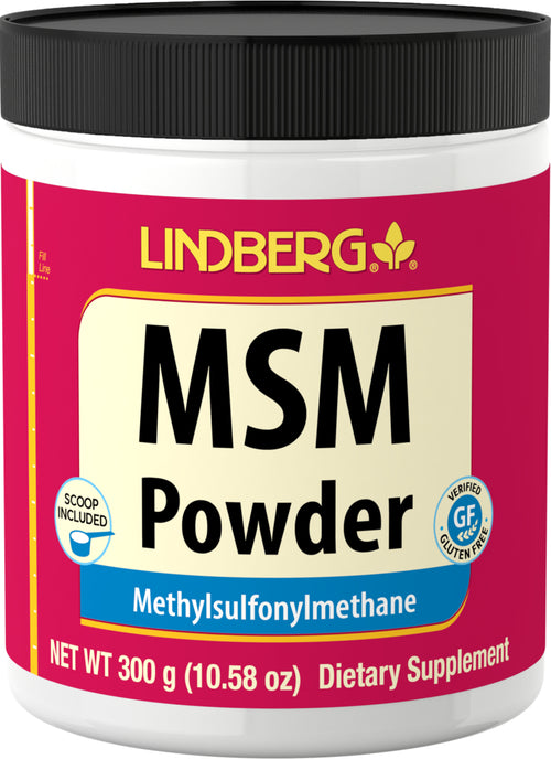 MSM (Methylsulfonylmethane) Powder, 4000 mg (per serving), 10.58 oz (300 g) Bottle