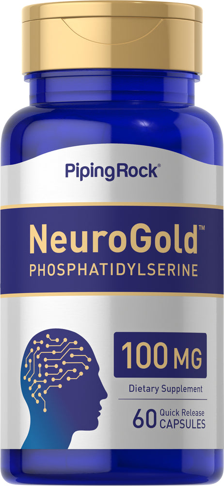 Fosfatidilserina NeuroGold  100 mg 60 Cápsulas de liberación rápida     