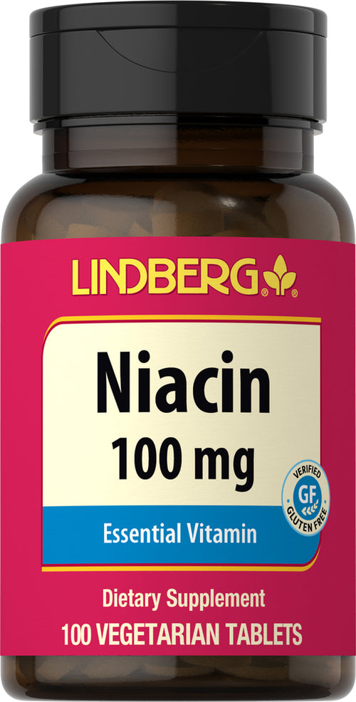 Niacin (B-3), 100 mg, 100 Vegetarian Tablets