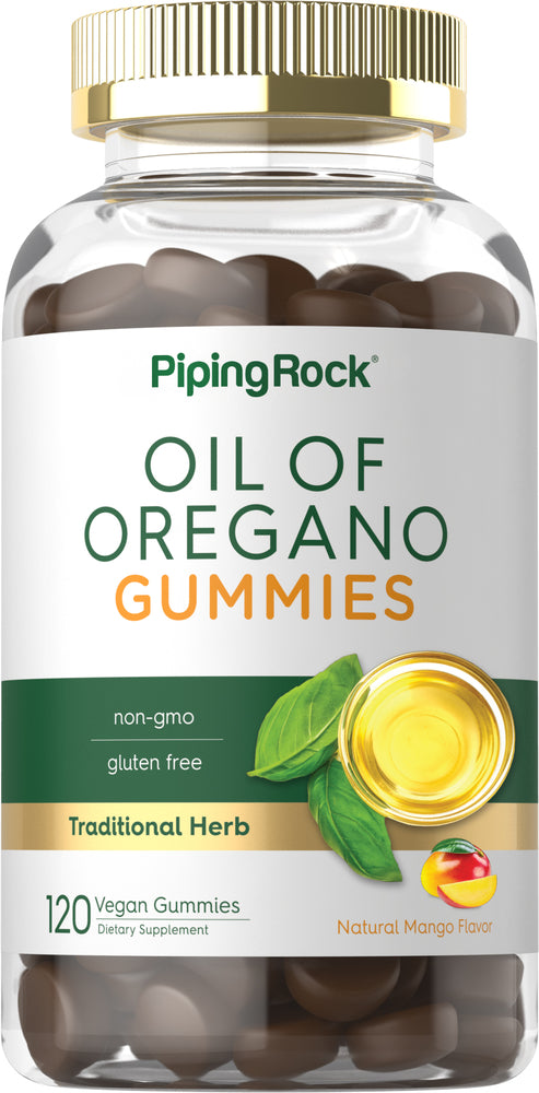 Aceite de orégano (Mango natural) 120 Veganska gummies       