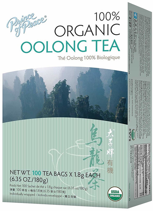 Té oolong (Orgánico) 100 Bolsas de té       