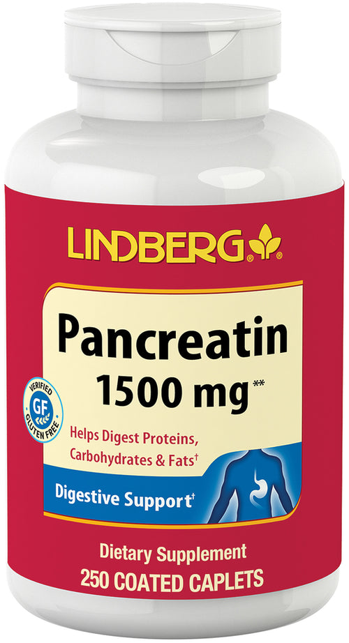 Pancreatin, 1500 mg, 250 Coated Caplets