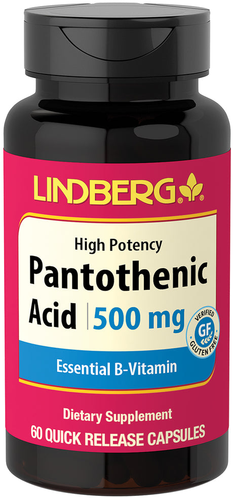 Pantothenic Acid, 500 mg, 60 Quick Release Capsules