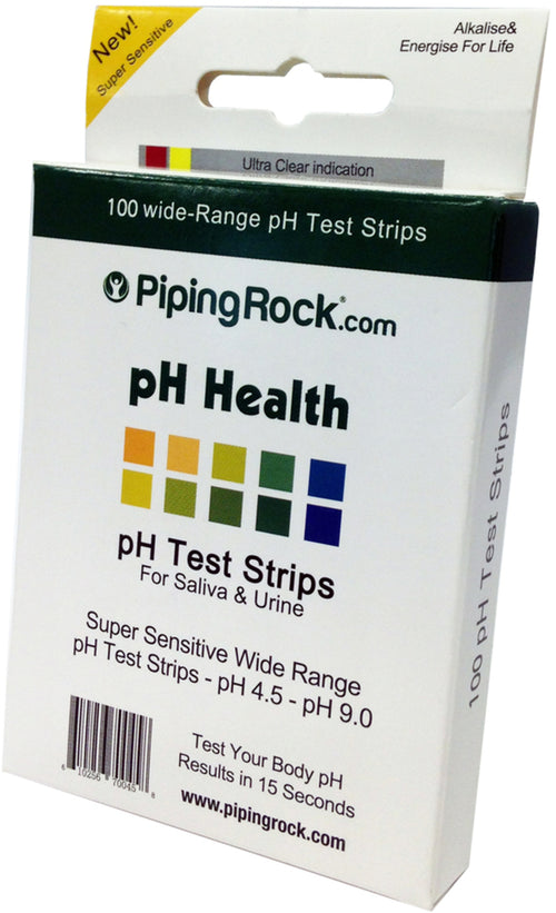 PH Test Strips for Saliva and Urine, 100 Test Strips