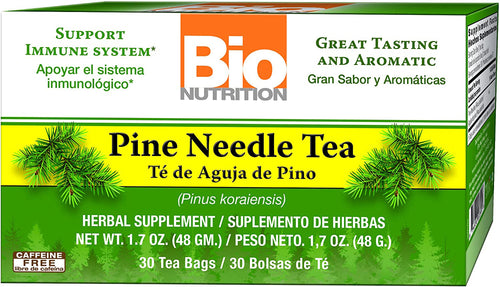 Té de agujas de pino 30 Bolsas de té       