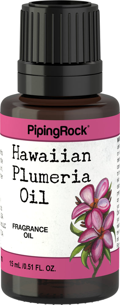 Aceite con fragancia de plumeria (hawaiana) 1/2 fl oz 15 mL Frasco con dosificador    