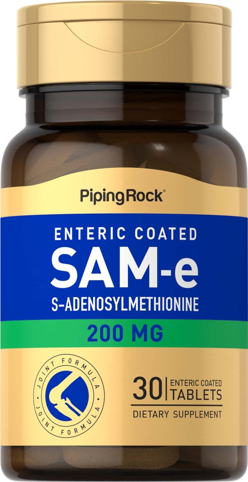 SAM-e Enteric Coated, 200 mg, 30 Enteric Coated Tablets