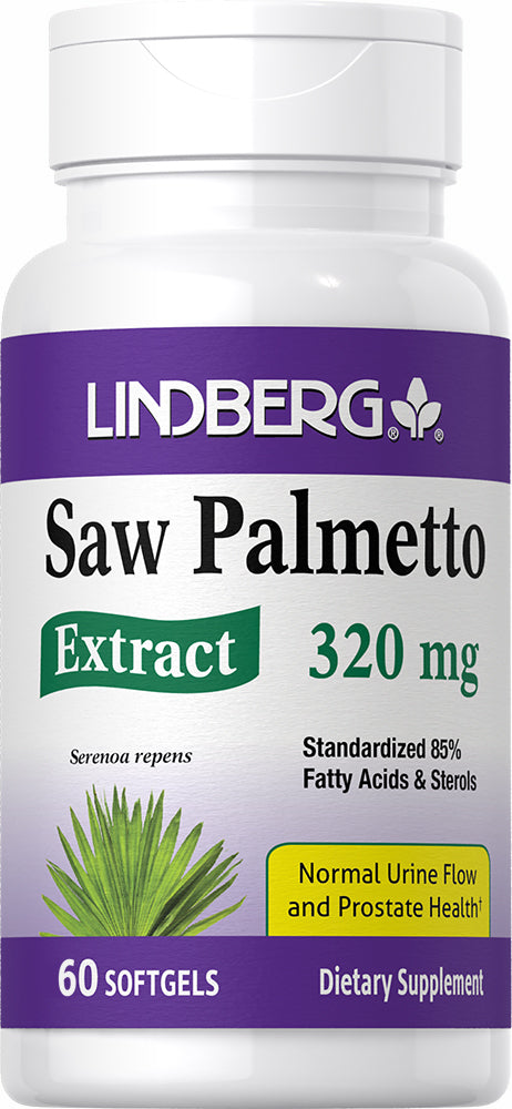 Saw Palmetto Standardized Extract, 320 mg, 60 Softgels