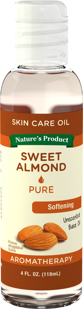 Sweet Almond Oil, 4 fl oz (118 mL) Bottle