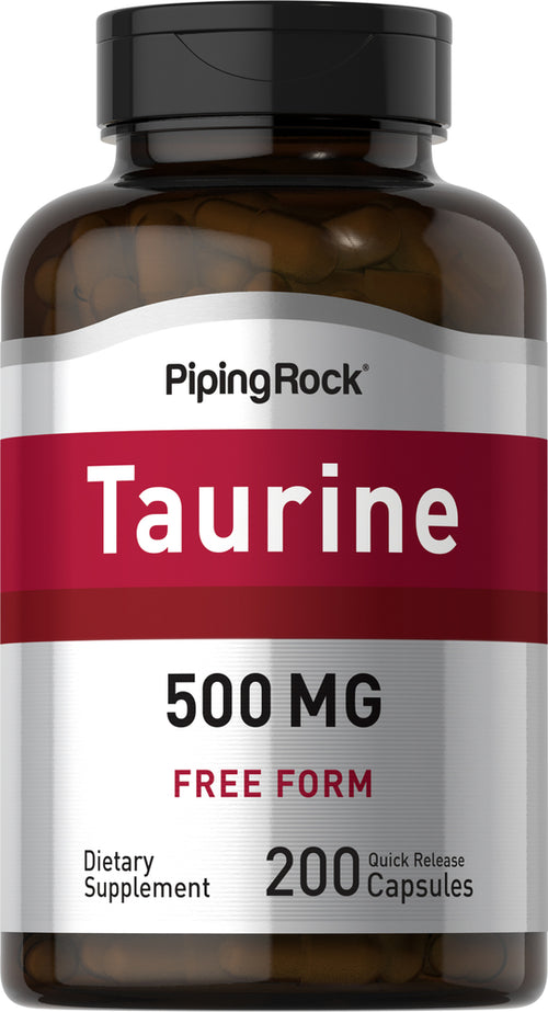 Taurina  500 mg 200 Cápsulas de liberación rápida     