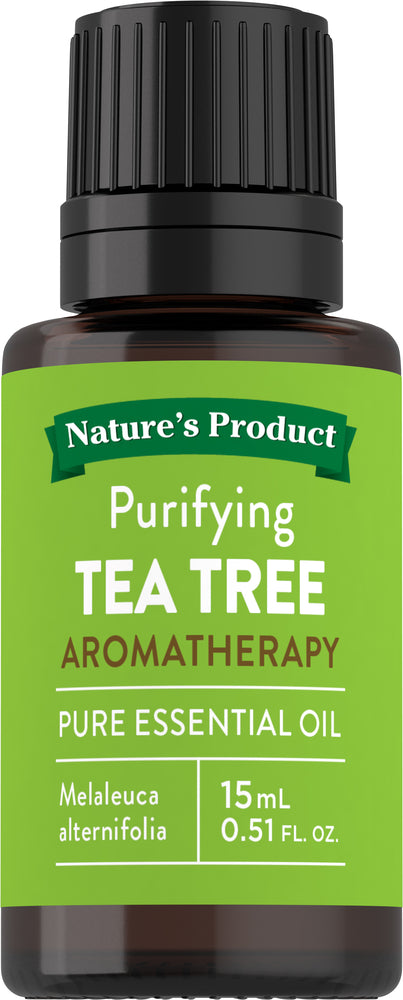 Tea Tree Pure Essential Oil (GC/MS Tested), 1/2 fl oz (15 mL) Dropper Bottle