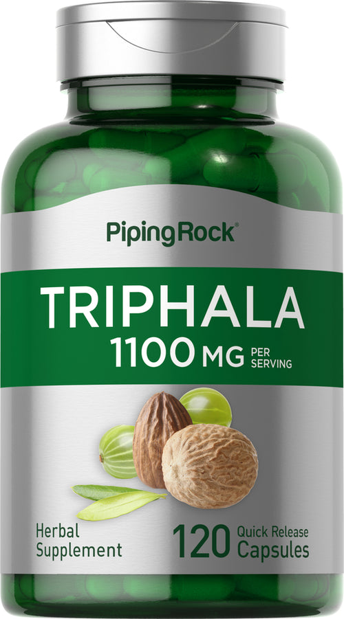 Triphala, 1500 mg, 120 Quick Release Capsules