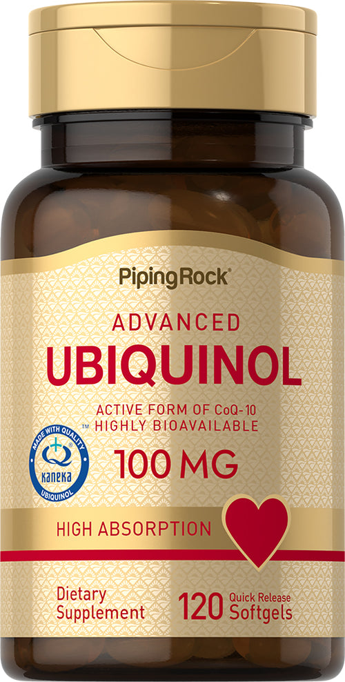 Ubiquinol, 100 mg, 120 Quick Release Softgels