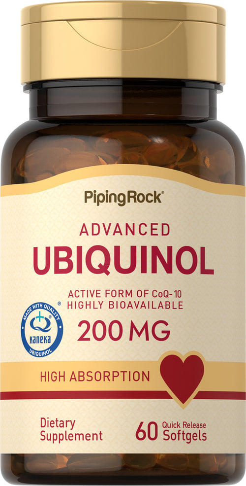 Ubiquinol, 200 mg, 60 Quick Release Softgels