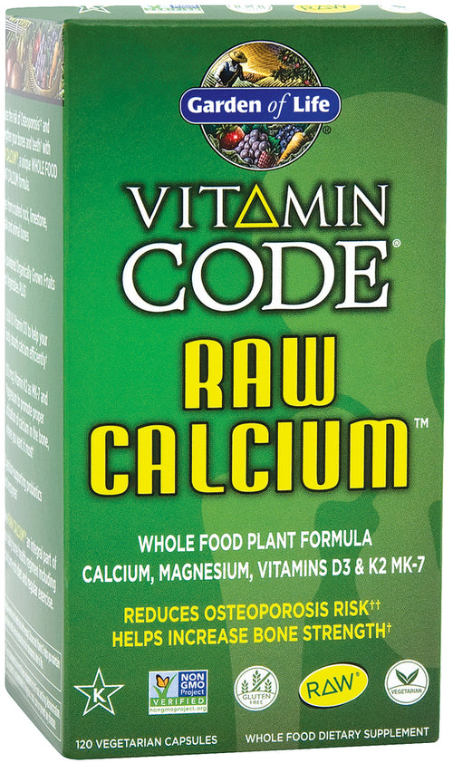 Vitamin Code Raw Calcium, 120 Capsules