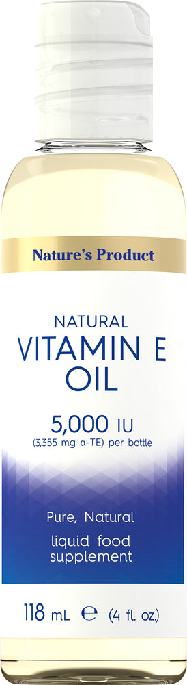 Vitamin E Natural Skin Oil, 5000 IU, 4 fl oz (118 mL) Bottle