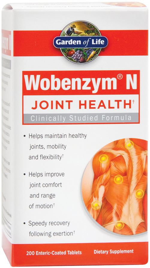 Wobenzym N, 200 Enteric Coated Tablets