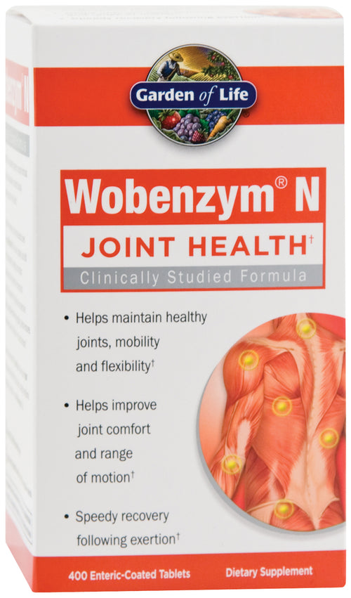 Wobenzym N, 400 Enteric Coated Tablets