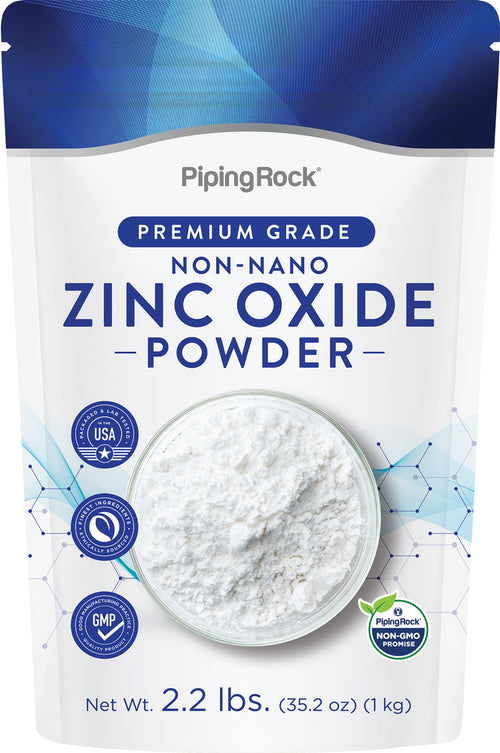 Zinc Oxide (Non-Nano), 2.2 lbs (1 kg) Powder